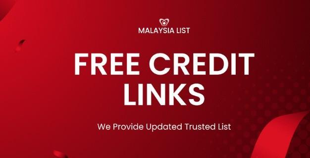 link free credit rm100